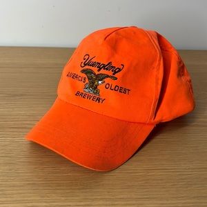 Blaze orange yuengling beer hunting hat